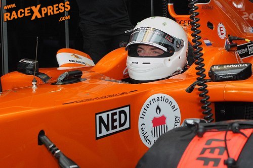 Doornbos zit krap in de A1 Ferrari/Foto Steve Corry